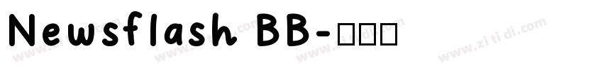 Newsflash BB字体转换